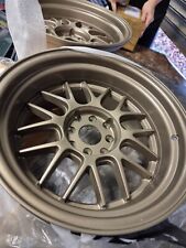 1x 16" 8j Twenty 7 Alloy  Stud Wide Deep Dish 4x100 4x114.3 Wheel Bronze.