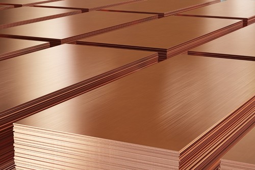Natural copper sheet metal - sheet,