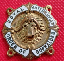 RAOB Buffaloes BRASS & ENAMEL