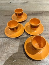 Set of 4 Vintage Emsa West Germany Egg Cups