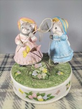 SCHMID KITTY CUCUMBER FIGURINE