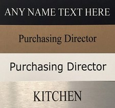Custom Metal Door Signs