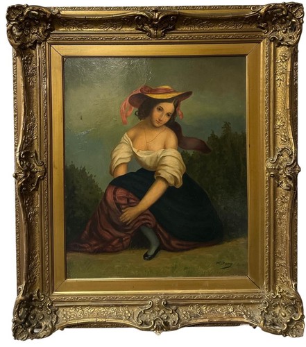 Jung portrait a girl - w., in