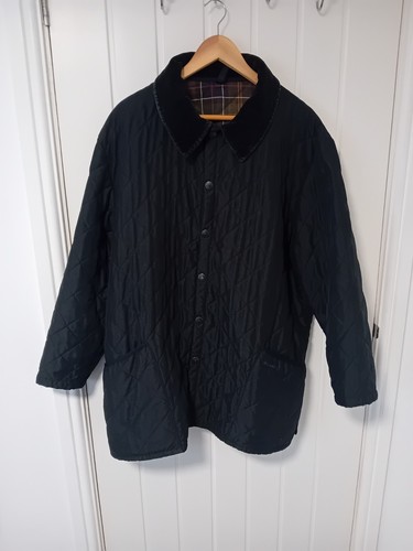 Barbour vintage black quilted - barbour,