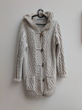 Aran Crafts - Made in Ireland - 100% Merino Wool Cable Knit Cardigan