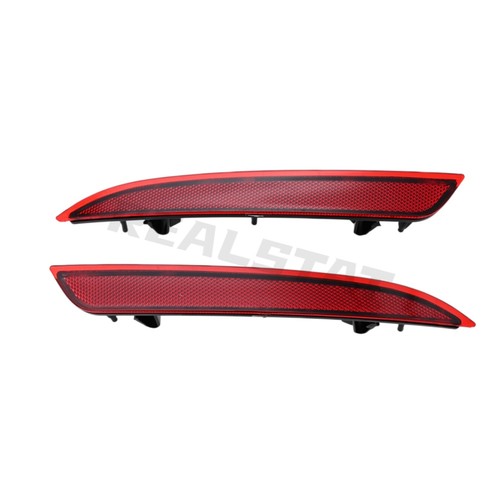 Rear bumper reflector - 2x, red