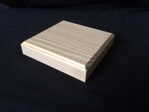 Solid pine newel - solid, cap,