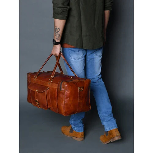 New bag leather - travel, goat