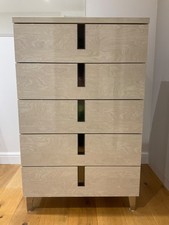 Italian High Gloss 5 Drawer
