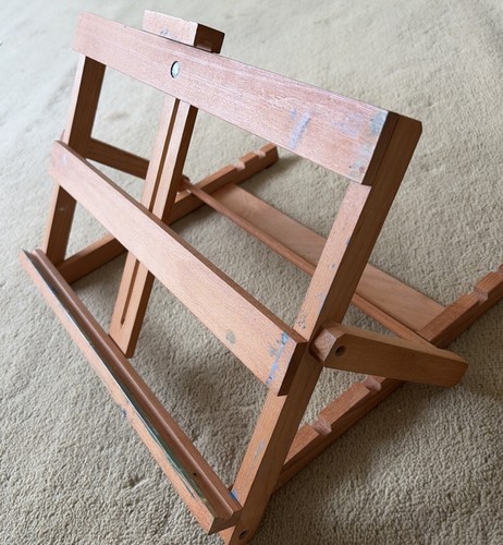 Vintage wooden easel for - wooden,