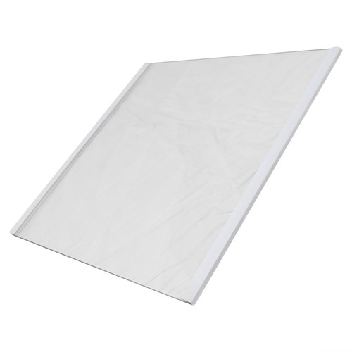 Husky glass shelf and - and, white