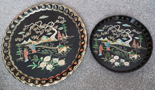 Pair of vintage  Metal Black