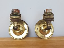 Vintage Brass Wall Lights