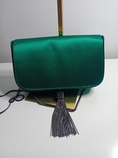 REISS Vienna Clutch In emerald