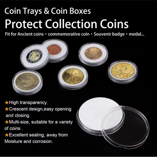 100pcs coin cases - cases, capsules