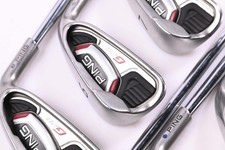Ping G20 Irons / 5-PW+SW / Purple Dot / Senior Flex Ping CFS Distance Shafts