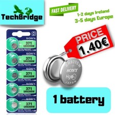 SR920SW SONY Alkaline Battery AG6, SR920W, LR920W, SR69, 370, 371,    1 battery