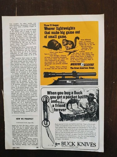 1975 buck knives weaver - buck,