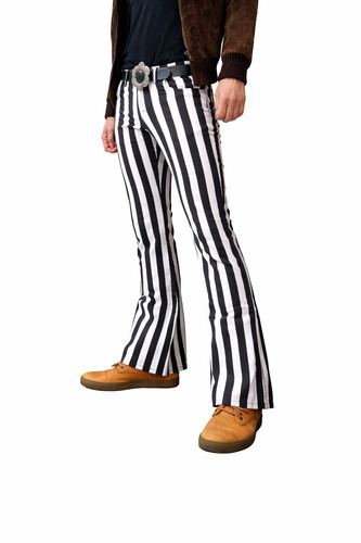 Mens striped retro flares - mens,
