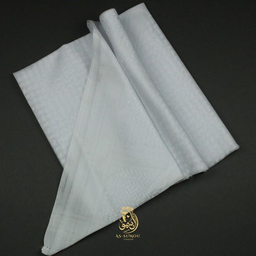 Soft white arabian shemagh - arabian,