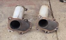 Subaru Turbo Single Scroll Exhaust Downpipe Flange + Pipe Mx5 Starlet TD04 TD05