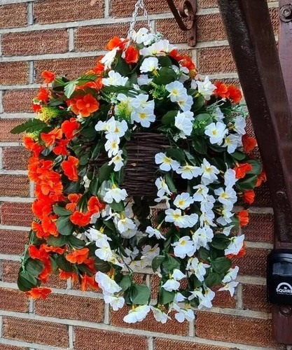 Artificial hanging basket - hanging,