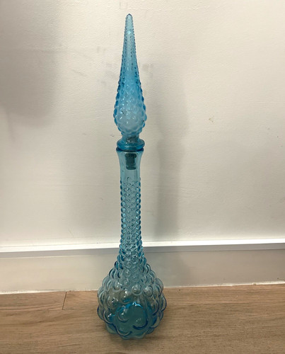 Vintage glass bottle with - vintage,
