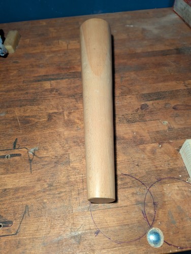 Oval bangle mandrel hardwood - hardwood,