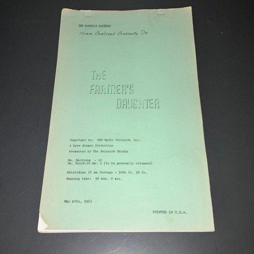 Farmer daughter 1961 - farmer's,