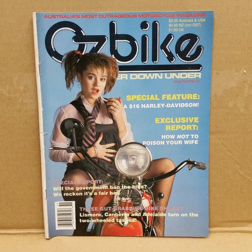 Ozbike magazine issue 1989 - magazine, 51