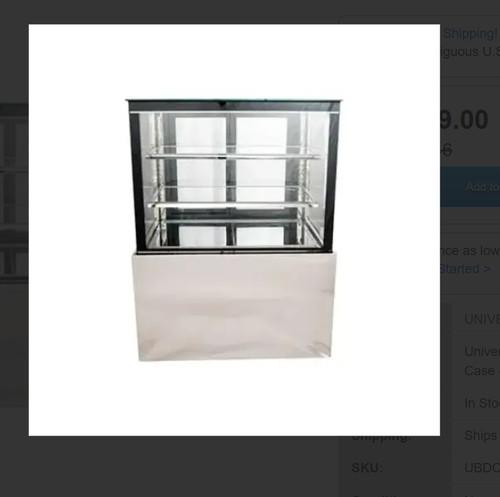 Refrigerated bakery display - bakery,