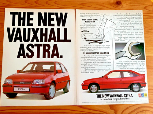 Vauxhall astra gte frameable - astra,