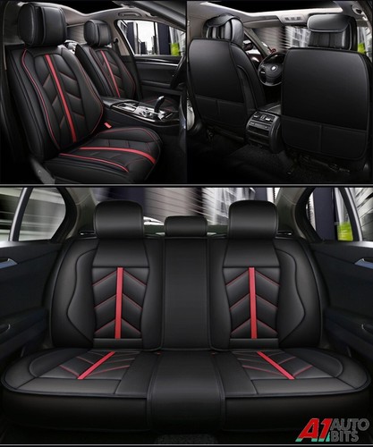 Black sporty leather - pu,