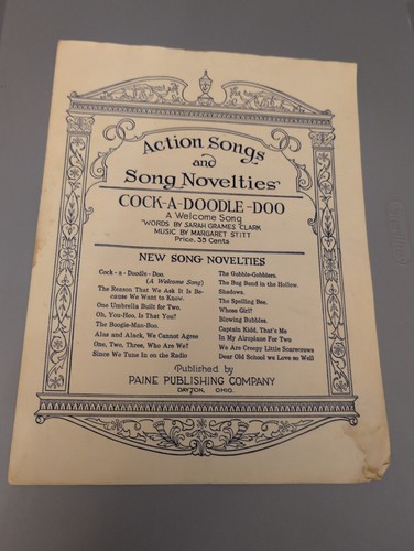 Vtg 1927 cock doodle - vtg, cock-a-doodle-doo