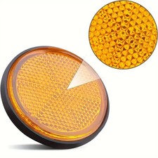 2 PCS 58mm REAR ORANGE ROUND