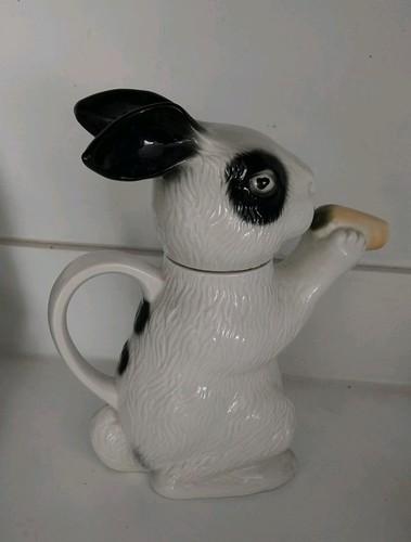 Large vintage rabbit - rabbit, teapot