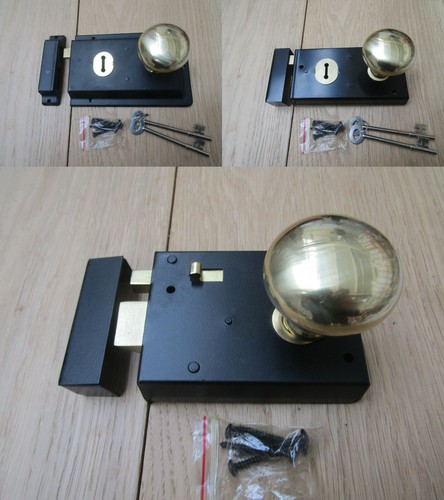 Rim lock door knob handle - door, sets
