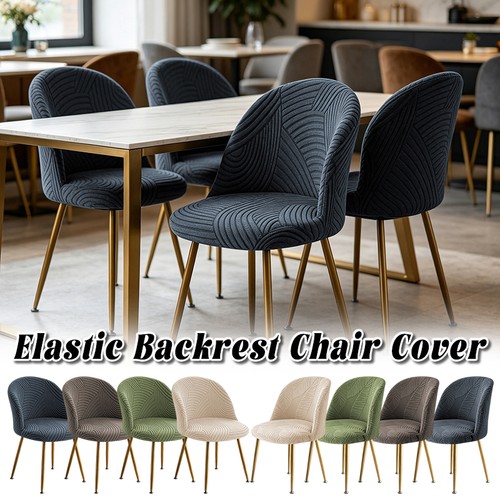Curved chair cover - chair, back