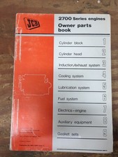 JCB 2700 Engine Parts Book
