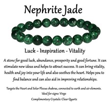 Natural Crystal Healing Chakra Gemstone Bead Bracelet Protection Gem Stone