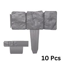 23cm 10 Piece Grey Cobble