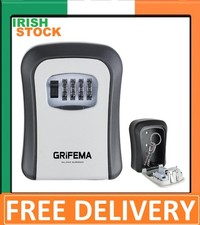 Key Safe Combination Lock Box - Wall Mounted Heavy Duty Waterproof Key Storage