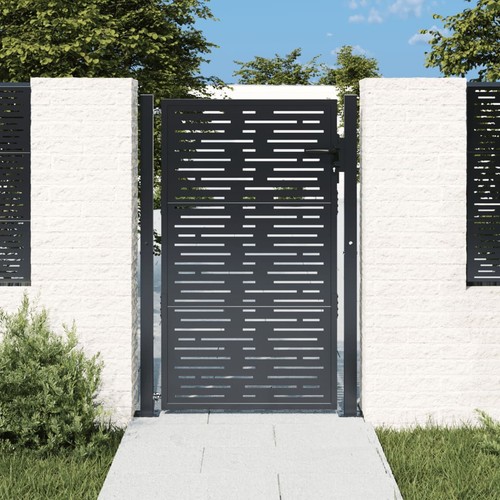 Garden gate anthracite - gate, steel