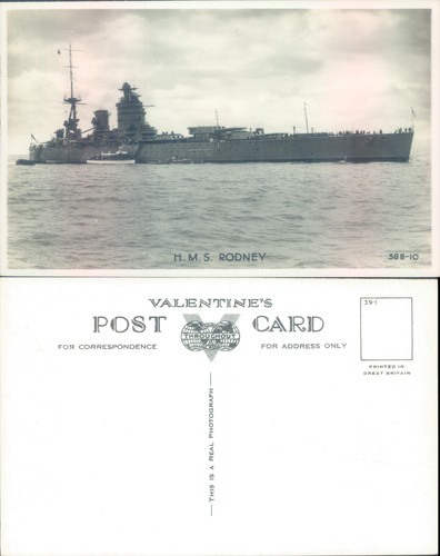 Hms rodney battleship - rodney,