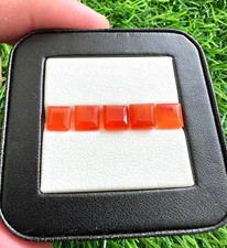 Natural Faceted Coroline 12MM Square Shape Cut 10Pcs Lot For Jewellery Making