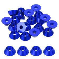 M6 Cone Cup Washers, Anodized