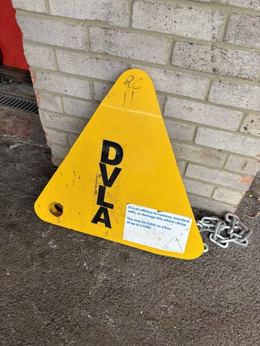Wheel clamp chain dvla - wheel,