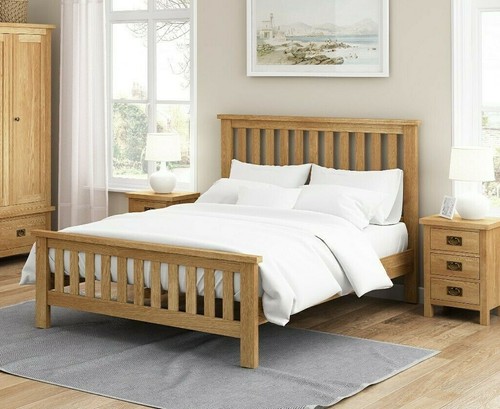 Baysdale oak bed frame - frame, /