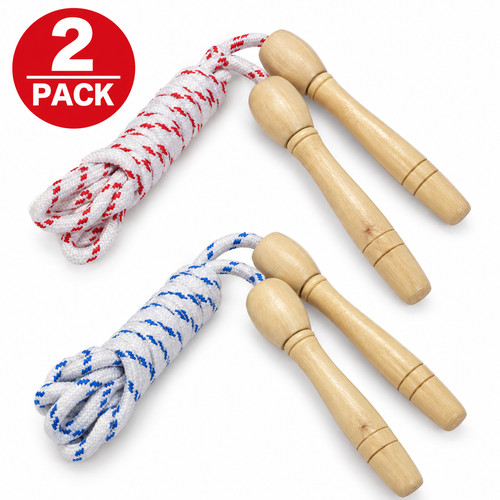 Skipping rope wooden - 2,