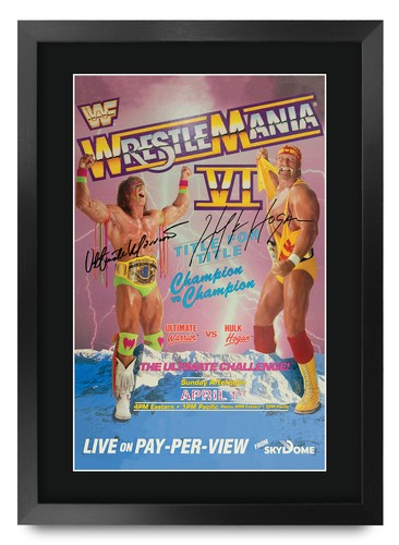 Wrestlemania signed - 6, a3